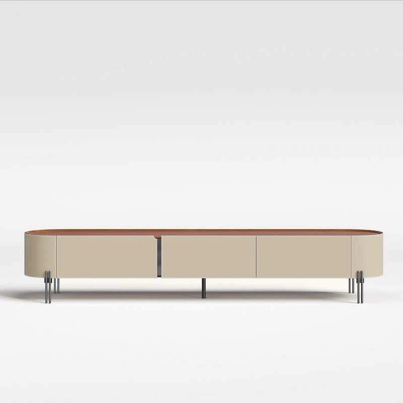 Mid Century Modern Nightstand Side Table with Storage Shelf - 15.8x11.8x21.7