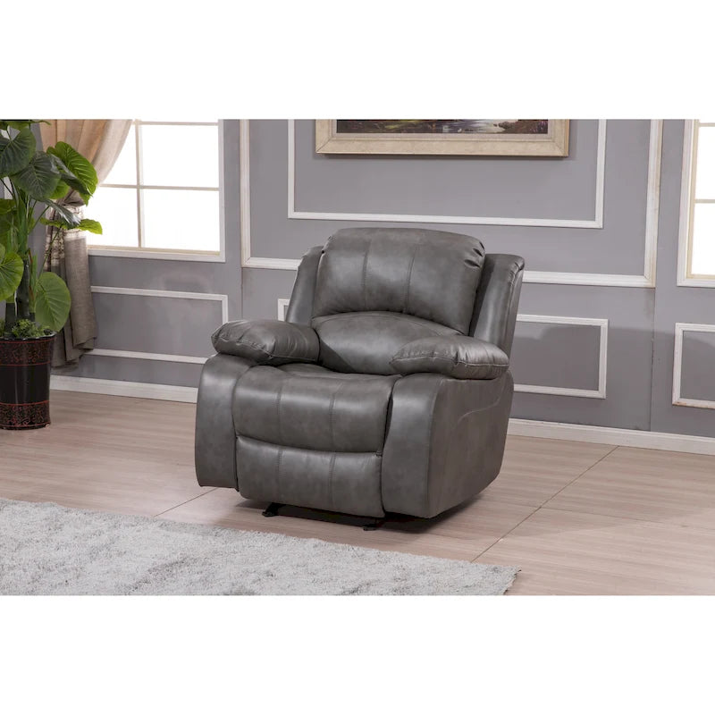Traditional Fabric Pushback Recliner