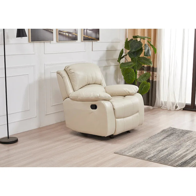 Traditional Fabric Pushback Recliner
