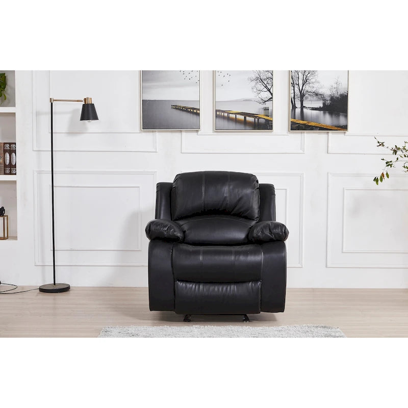 Traditional Fabric Pushback Recliner
