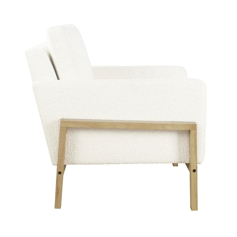 Modern Wood Frame Accent Chair