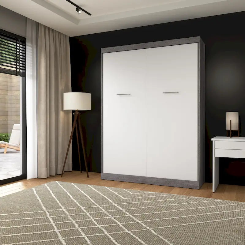 65W Queen Murphy Bed, Space-Saving Wall Bed