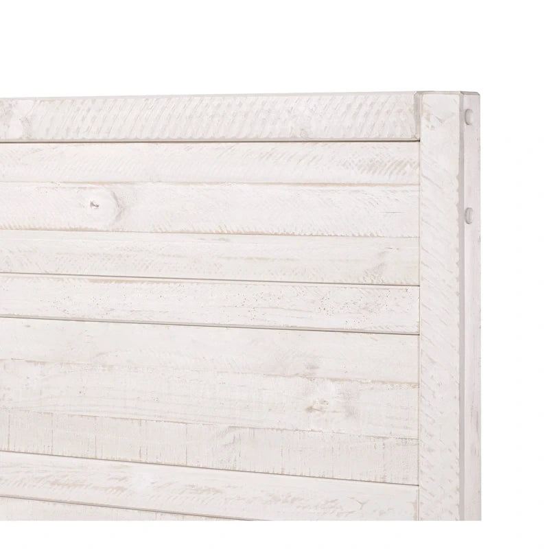 Rustikální manželská postel King Size v barvě Antique Grey