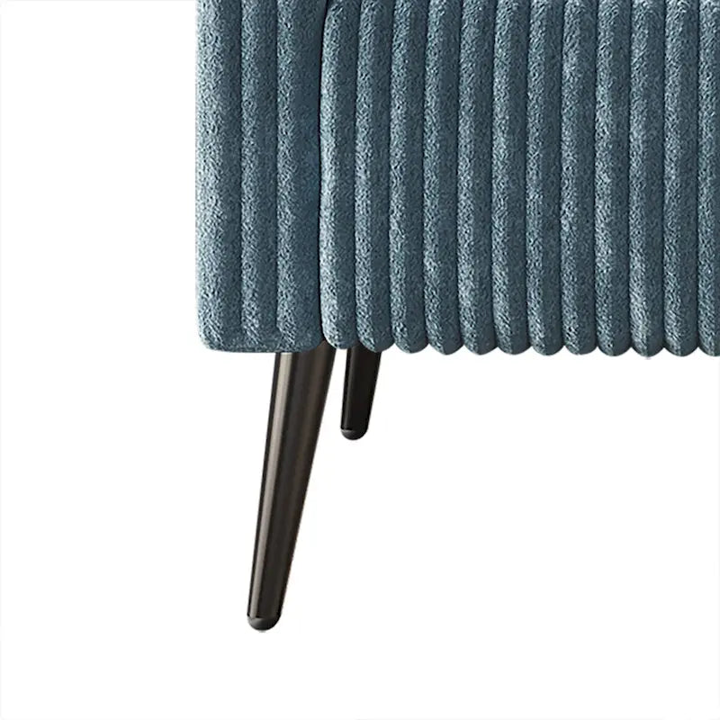 Corduroy Modern Velvet Upholstered Arm Chair