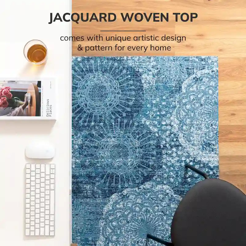 40 x 54.5" Chair Mat for Carpet and Hard Floors