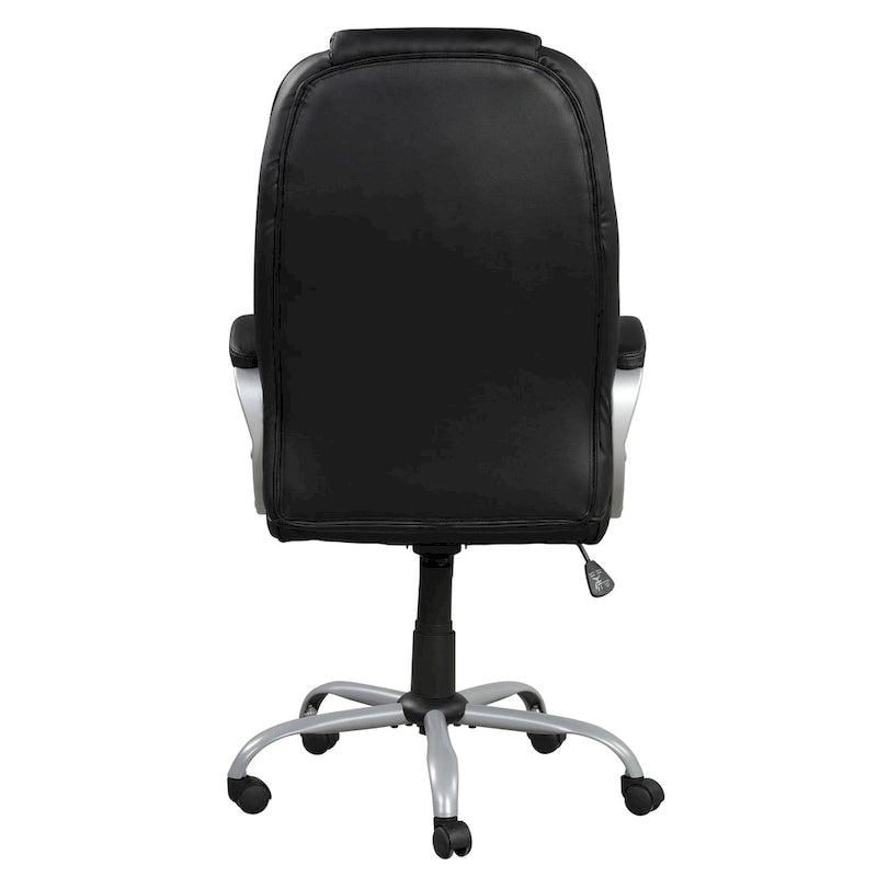 Ergonomická otočná kancelářská židle se středně vysokým opěradlem a polstrovanými područkami